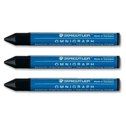 Omnigraph Crayons Black [Pack 12]